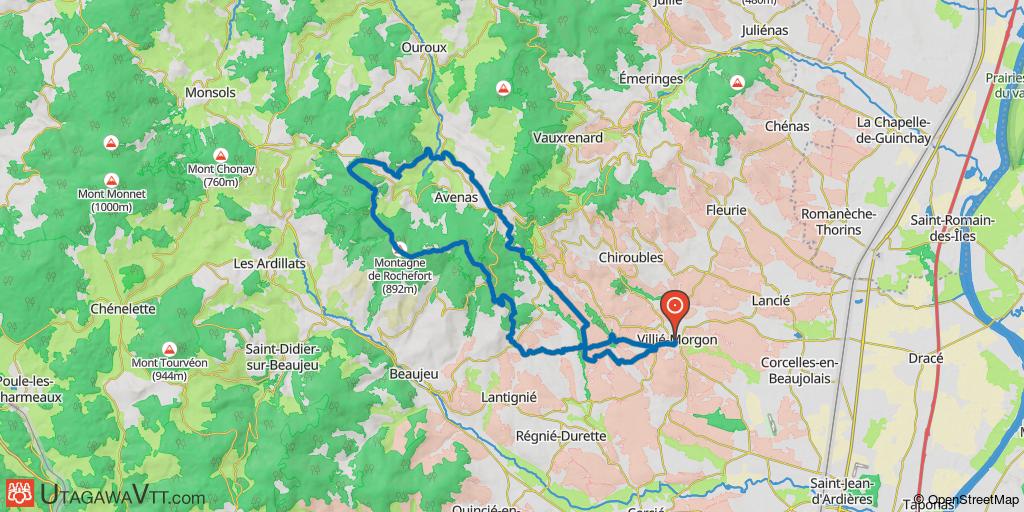 Circuit au départ de Villié-Morgon