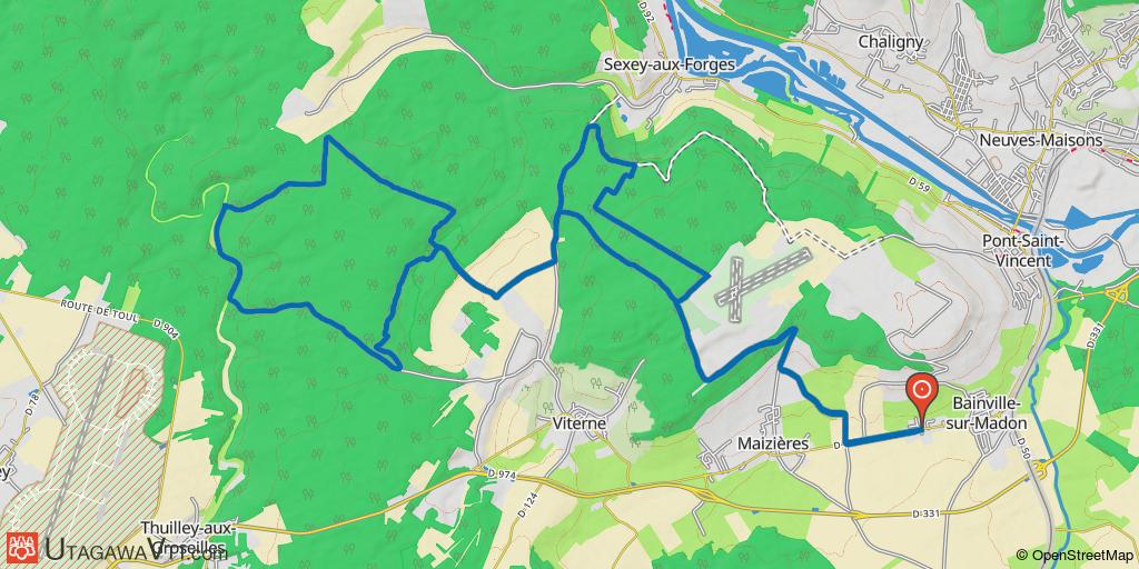 Circuit à l'ouest de Bainville-sur-Madon