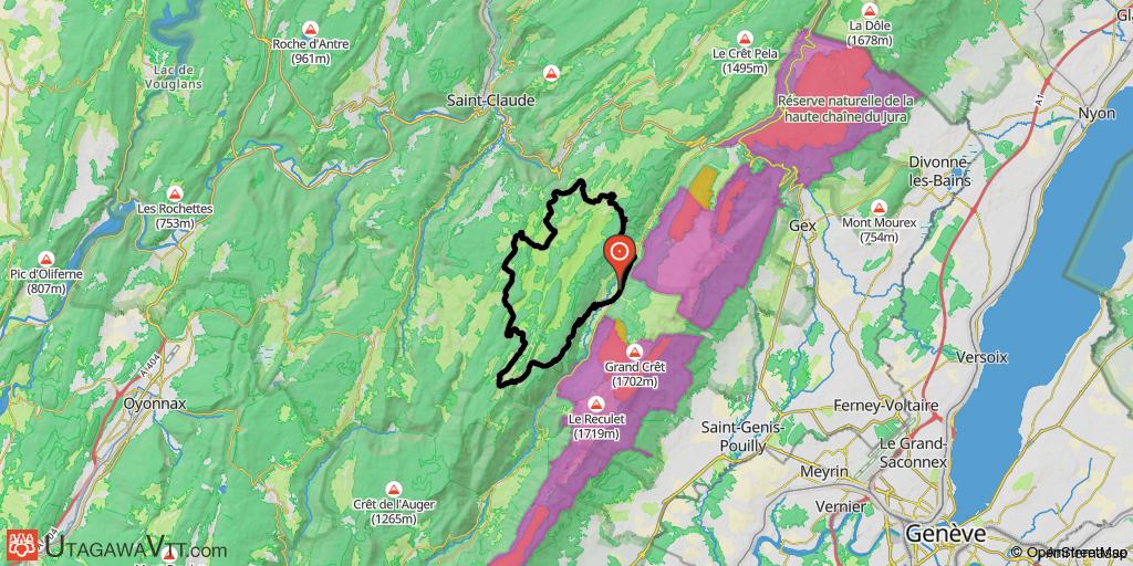 Boucle Lélex par le plateau du Haut-Jura