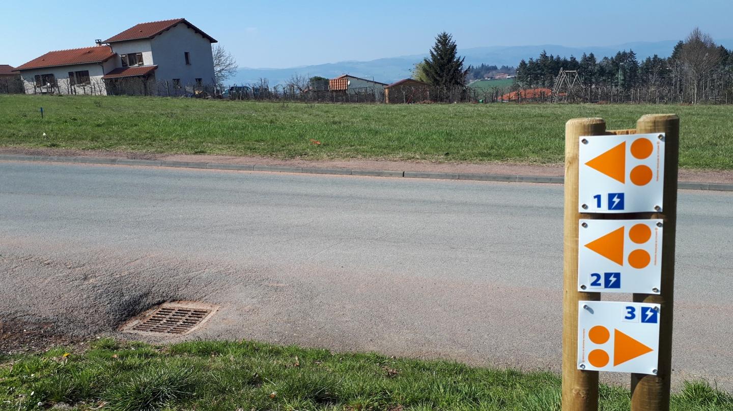 Cordelle - Circuit VTT-FFC N° 3 Bleu