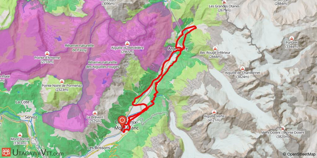 Le Tour - Piste rouge de Chamonix