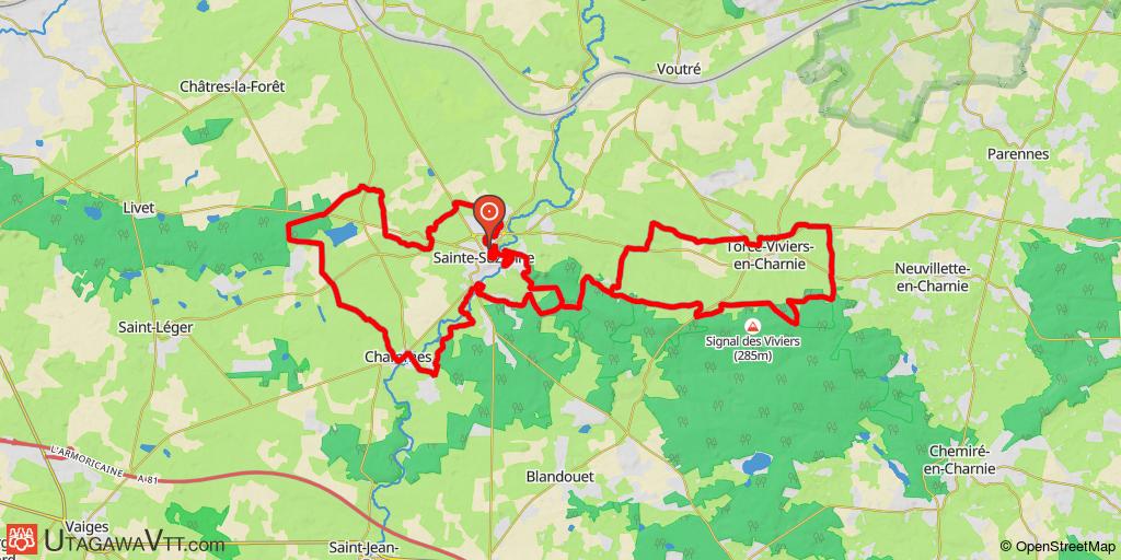 Boucle multi-randonnées N° 02 - Sainte-Suzanne, Torcé et Chammes