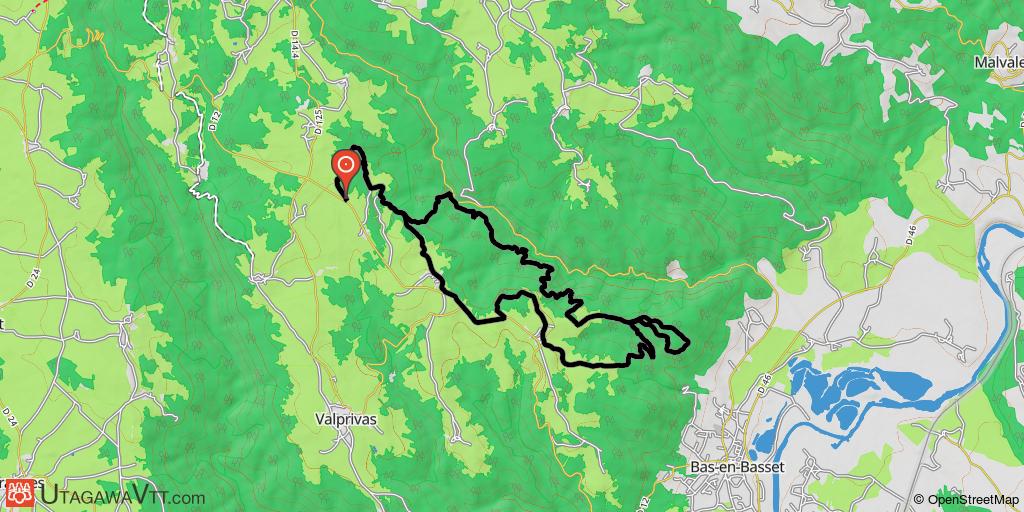 Parcours enduro dans la vallée de Cuite