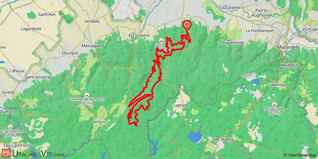 Boucle en Montagne Noire - Version 5