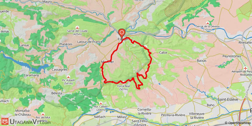 D'Estagel à Força Réal