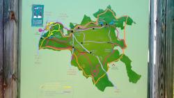 Forêt de Lespinasse, plan des circuits