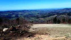 La Loge des Gardes, aire d'envol des parapentes