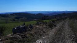 Montée après Labouré avec vaste panorama