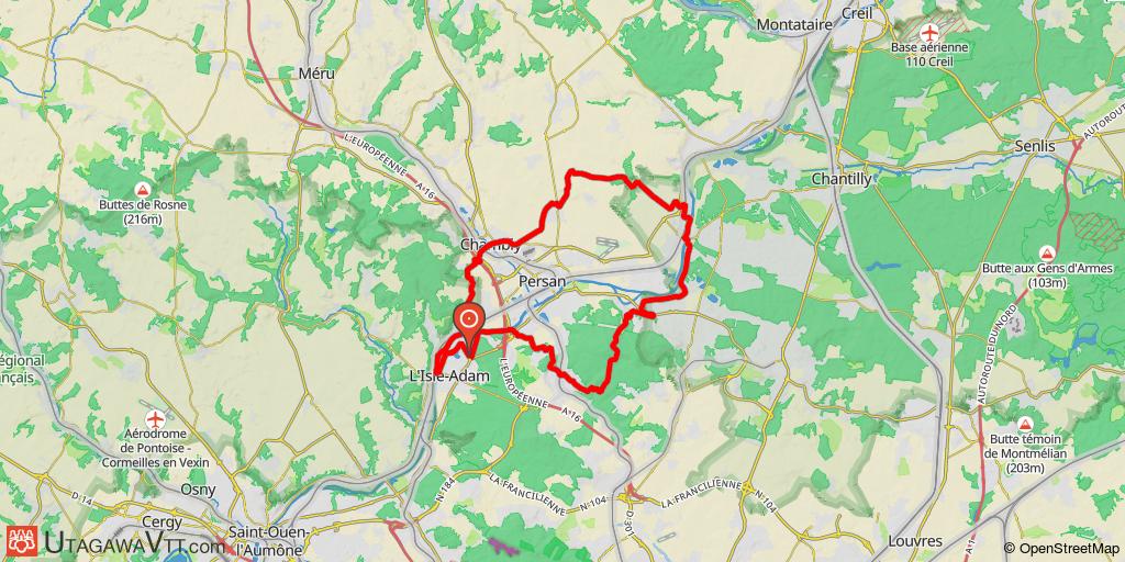 Forêt de Carnelle - Plaine du pays de Thelle