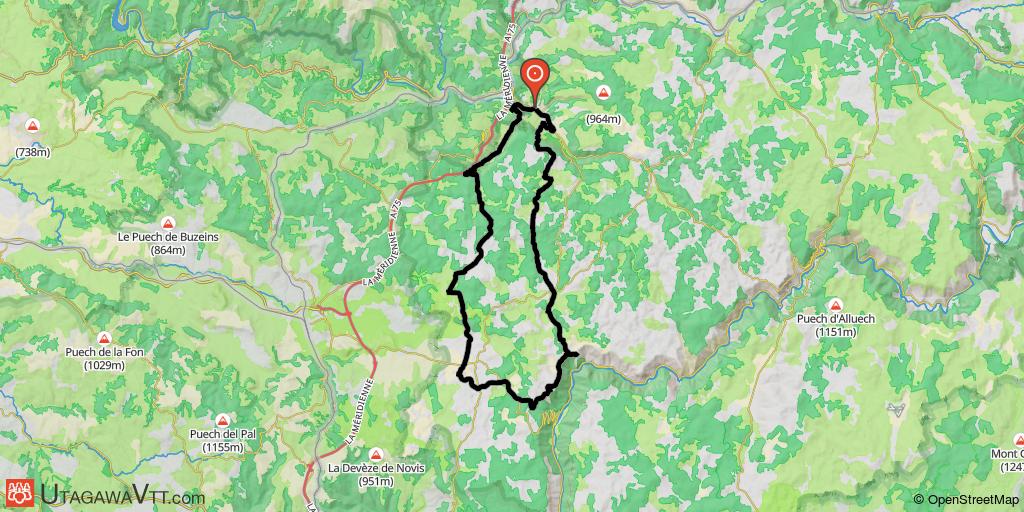 De la vallée du Lot au Causse du Massegros