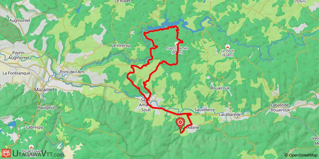 Saint-Amans-Valtoret - Circuit N° 11 : Lac des Saints-Peyres