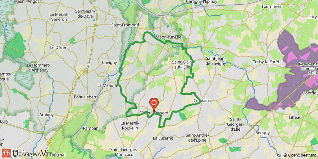 Circuit au nord de Villiers-Fossard