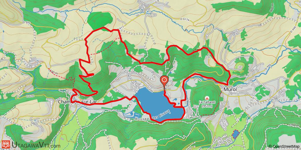 Lac de Chambon par la Dent du Marais