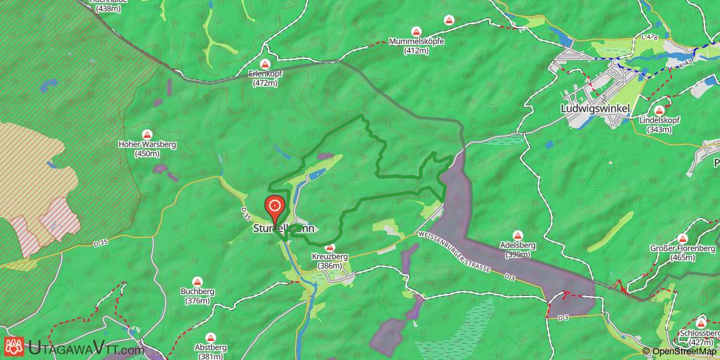 Entre Sturzelbronn et la frontière