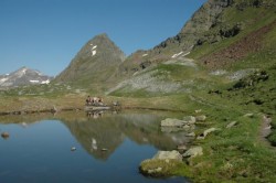 Etape 7 : Petit lac juste avant le puerto de la Picada