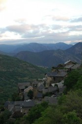 Etape 9 : Vue sur le village de Farrera (point de départ)
