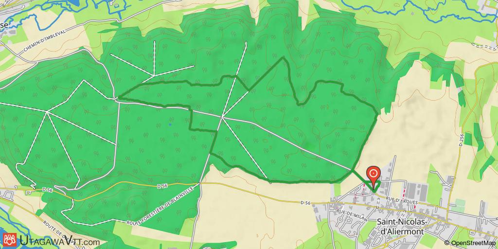 Parcours familial en forêt d'Arques-la-Bataille