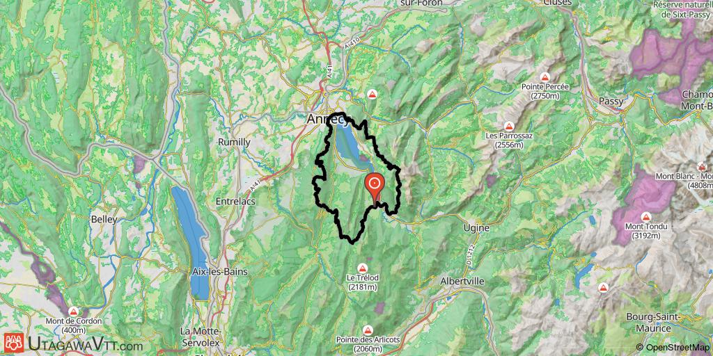 Tour du lac d'Annecy sur les hauteurs