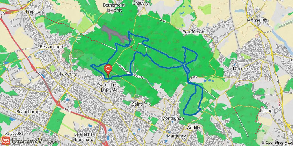 randonnee vtt taverny