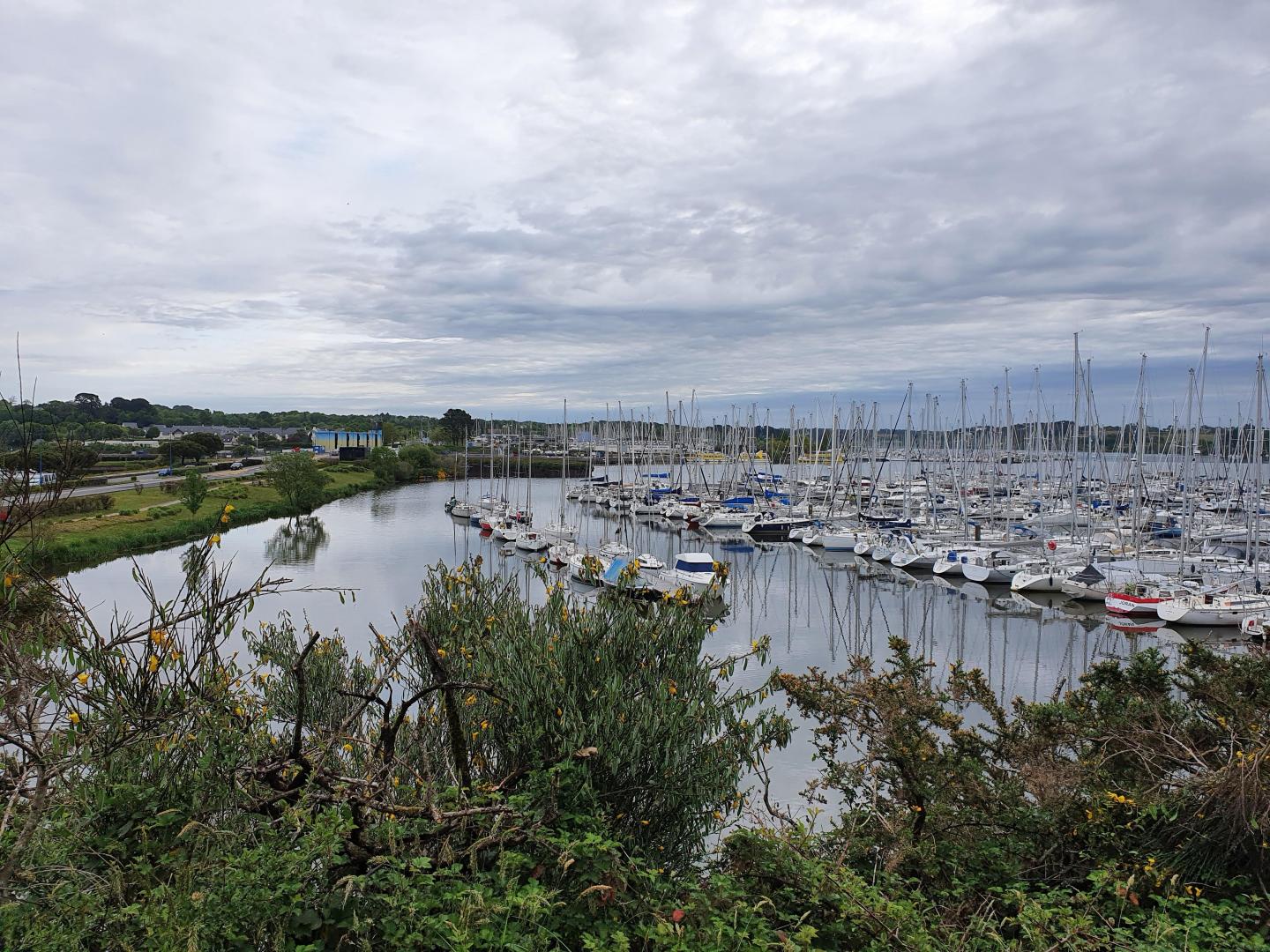 Les deux rives de la Vilaine au départ d'Arzal