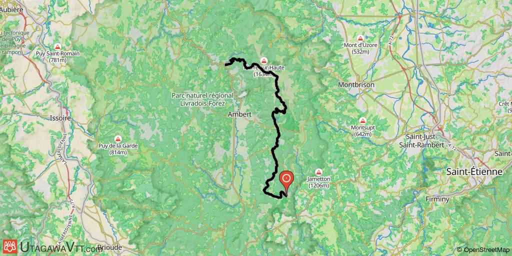Tour du Livradois Forez - Etape 4 : Sauvessanges - Vertolaye