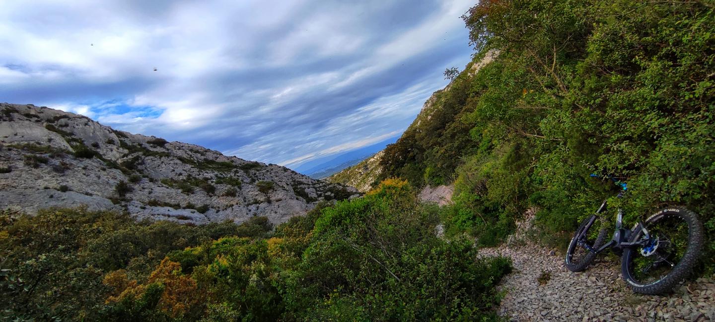 Variante des boucles d'Eygalières