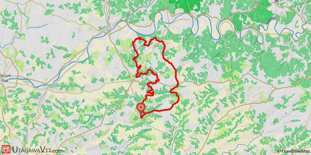 Sortie au départ de Montaigu-de-Quercy