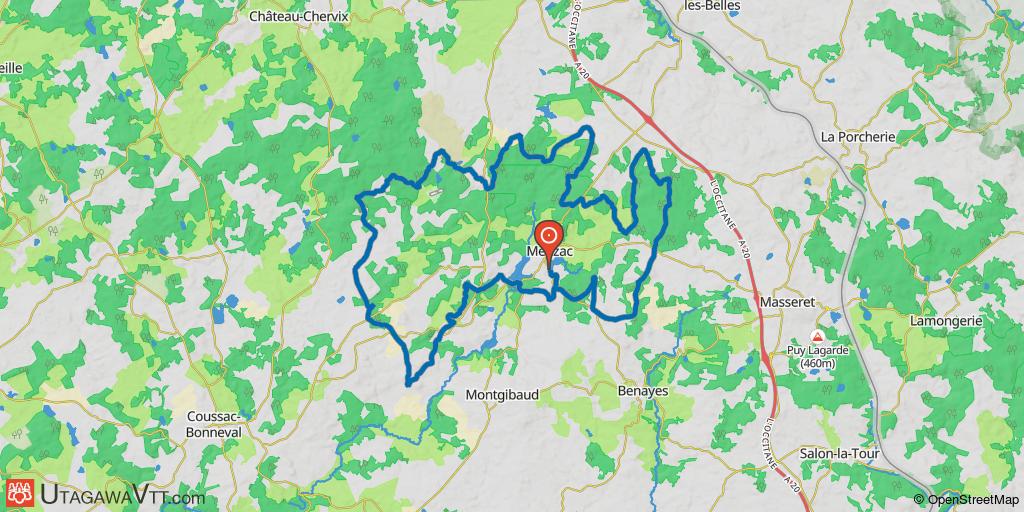 Meuzac - Puy et landes + Caux + Haute Faye