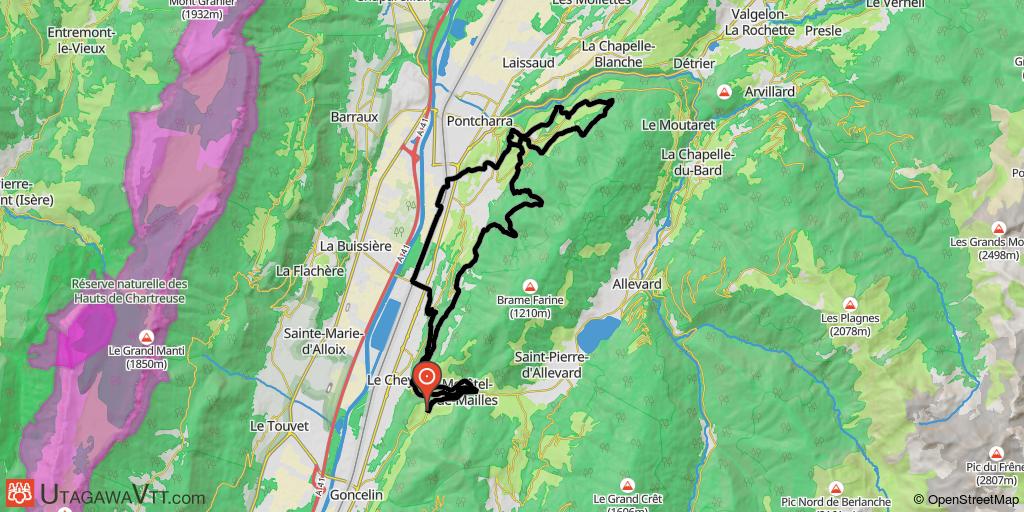 Pur XC et vieilles pierres en Haut Grésivaudan