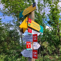 Ramille, carrefour des GR 3 et GR 3A