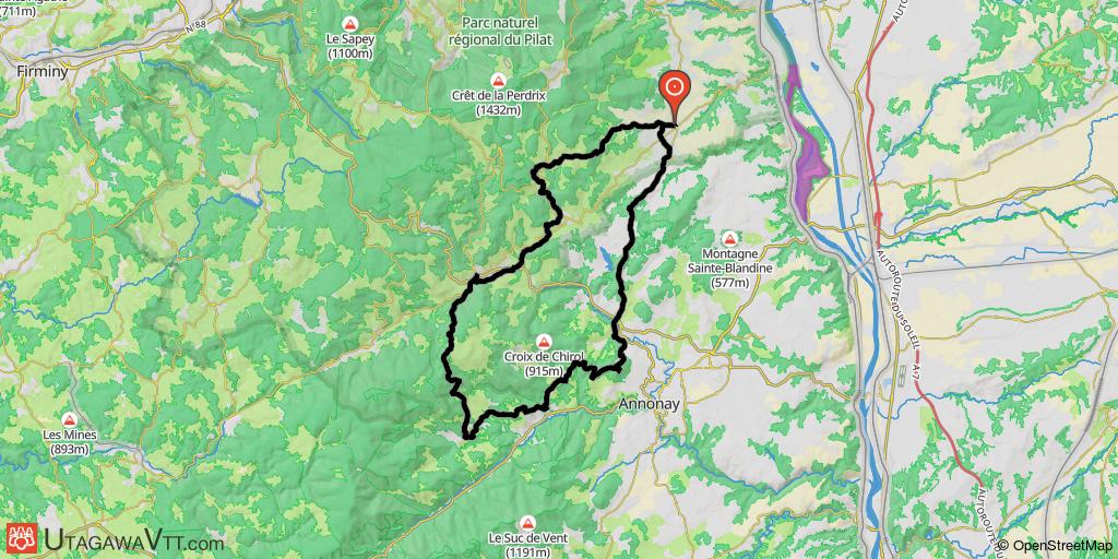 Maclas - Vanosc - Bourg Argental - Colombier
