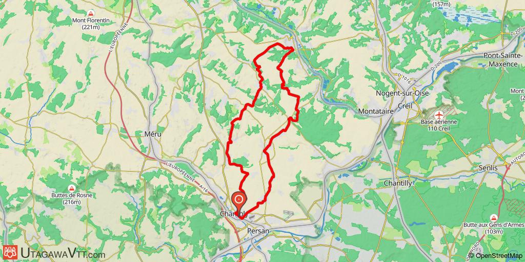 Tour en pays de Thelle - Entre l'Esches et le Thérain