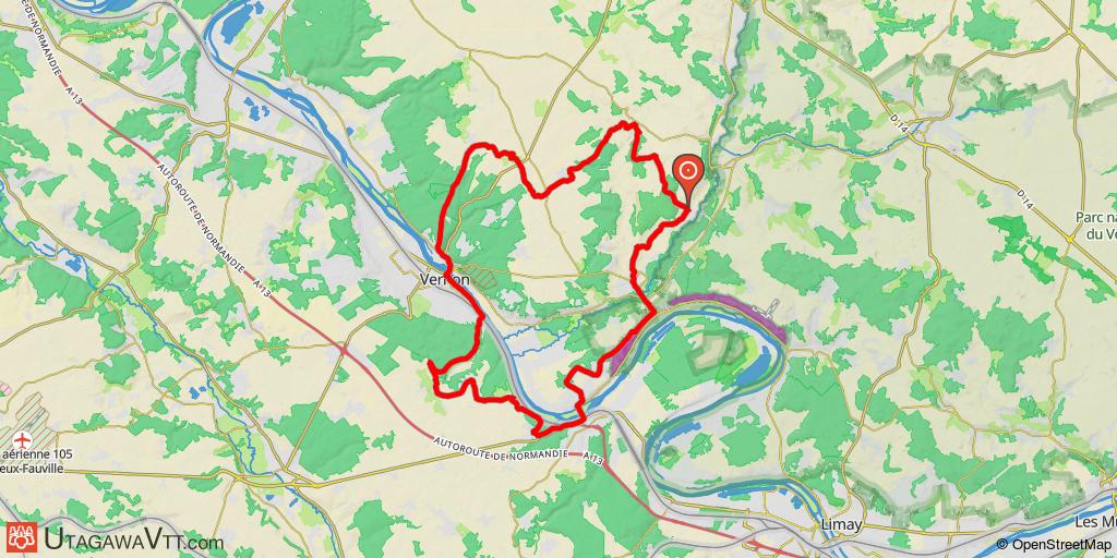 Boucle en Vexin normand et français - Fourges - Ecos - Vernon - Bonnières