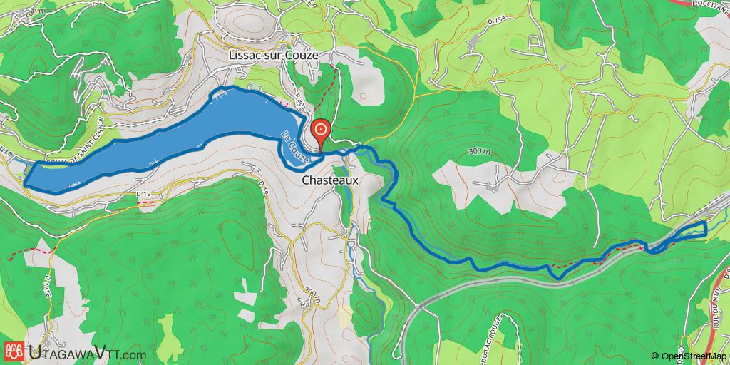 Lissac-sur-Couze - Circuit n°4 :  La Vallée Sèche