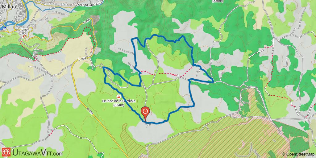 La Blaquière - Circuit N° 2 avec variante