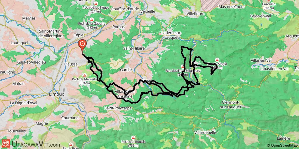 Los Camins de la Blanqueta - Limoux - 60 km