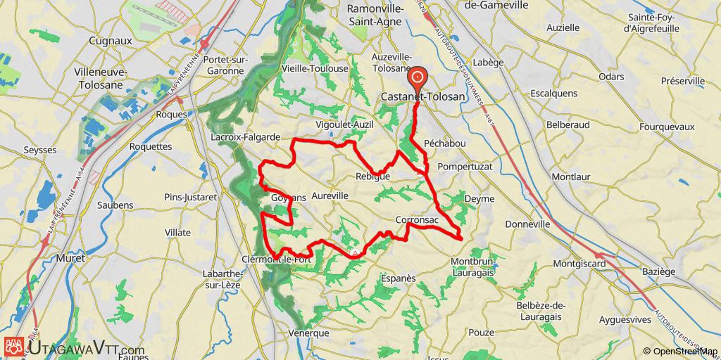 Entre Castanet et l'Ariège