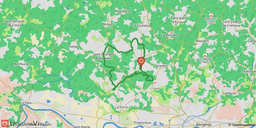 Boucle en Périgord au départ de Lunas