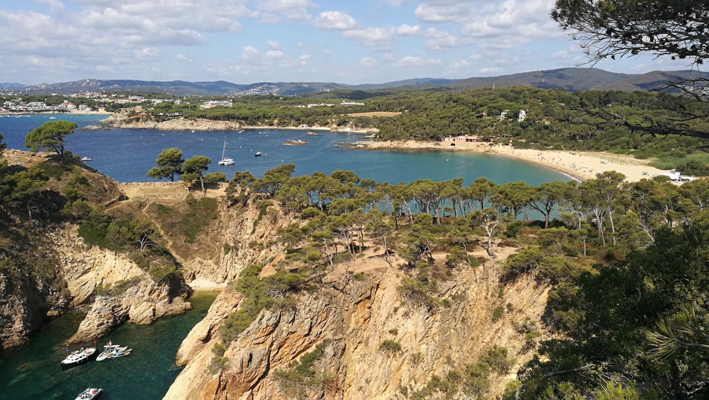 Entre mer et forêt près de Calella de Palafrugell