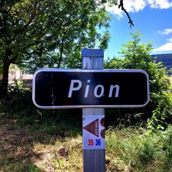 Pion et circuits de l'espace VTT FFC du Massif des Bois Noirs