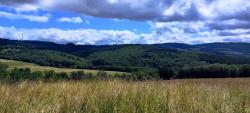 Après la Pommerie, vue sur le Massif des Bois Noirs