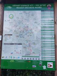 Plan des circuits Espaces VTT FFC