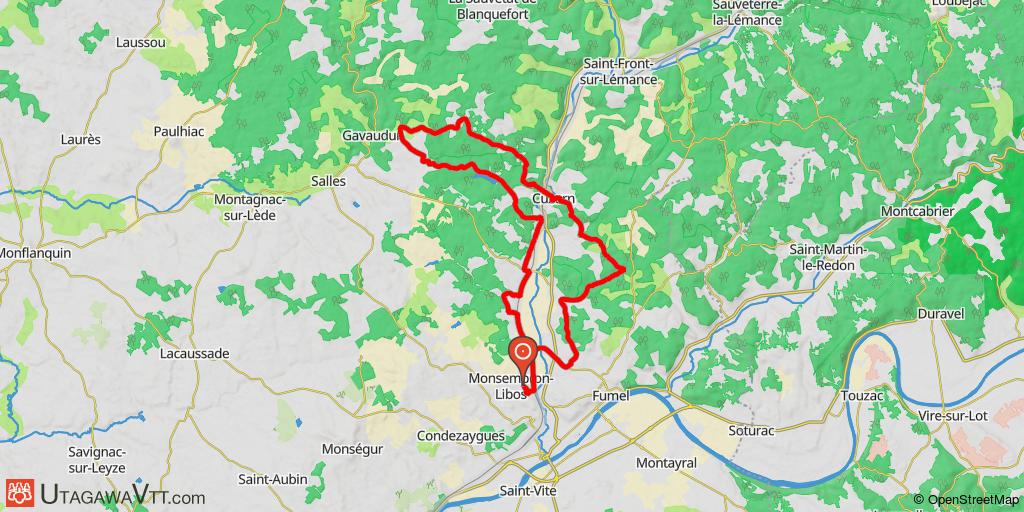 Monsempron-Libos - Cuzorn - Gavaudun