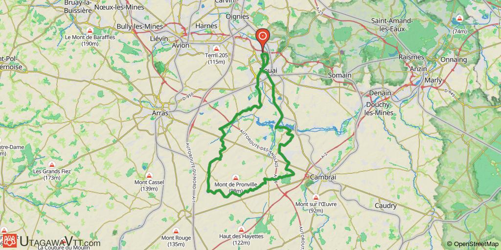 Circuit au sud de Flers-en-Escrebieux