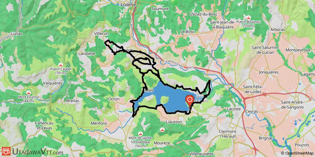 Lac du Salagou, le Désert Rouge et Le Puech