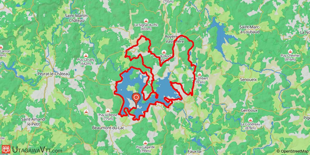 Lac de Vassivière - Grand tour par les tourbières