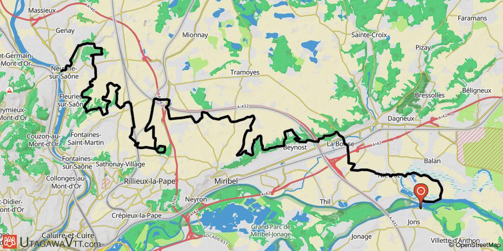 Entre le Rhône et son affluent la Saône