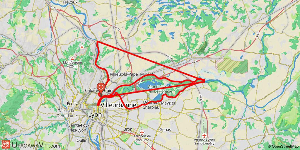 Entre Neuville et Jons via Lyon