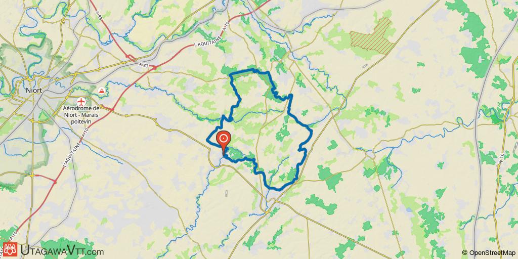 Celles - Melle - Sepvret - L'Hermitain - Le Lambon - Celles
