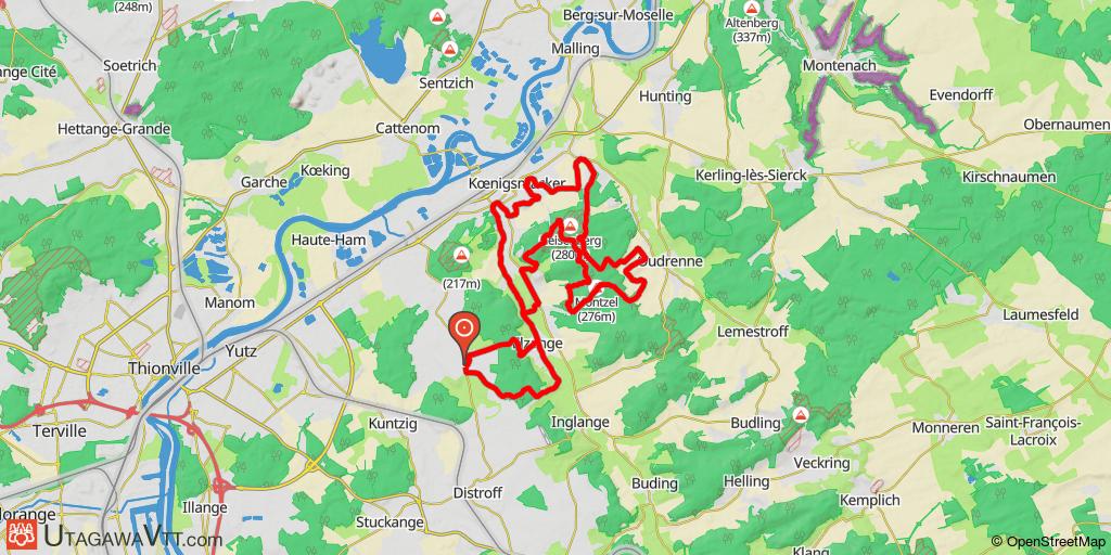 Valmestroff - Koenigsmacker - Oudrenne